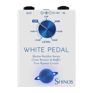 SHINOS WHITE PEDAL Master Builder Series �N���[���u�[�X�^�[ �o�b�t�@�[ �M�^�[�G�t�F�N�^�[