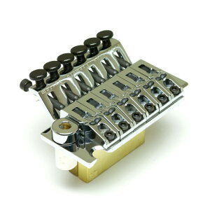 GRAPH TECH PN-0080-C0 Ghost LB63 Floyd Rose Bridge W/Piezo Pickup Saddles Chrome ubW