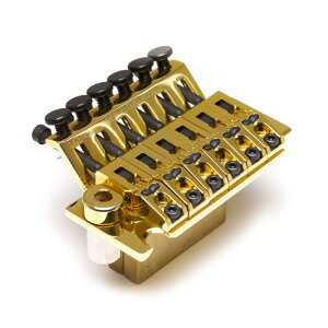 GRAPH TECH PN-0080-G0 Ghost LB63 Floyd Rose Bridge W/Peizo Pickup Saddles Gold ubW