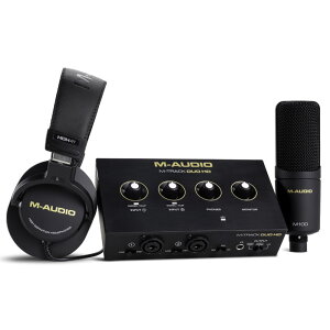 M-AUDIO GI[fBI M-Track Duo HD Producer Pack 2in/2out USB-C I[fBIC^[tFCX