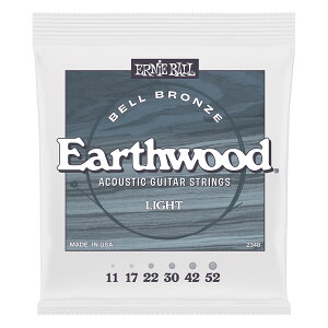 ERNIE BALL 2348 Earthwood Bell Bronze Light 11-52 Gauge �A�R�[�X�e�B�b�N�M�^�[�� �A�j�[�{�[�� �x���u�����Y ���C�g