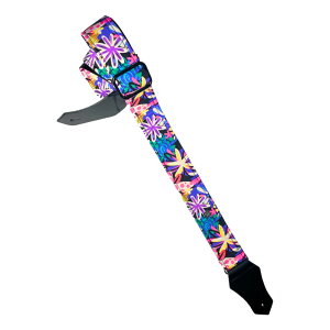 Get'm Get'm �Q�b�g���Q�b�g�� Good Vibes Guitar Strap Groovy Flowers �M�^�[�X�g���b�v