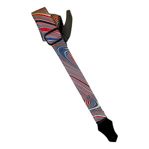 Get'm Get'm �Q�b�g���Q�b�g�� Good Vibes Guitar Strap Groovy Red White & Blue �M�^�[�X�g���b�v
