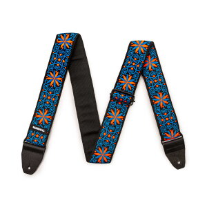 JIM DUNLOP �W���_�����b�v JH25 Jimi Hendrix Fillmore Blacklight Strap BLUE �M�^�[�X�g���b�v