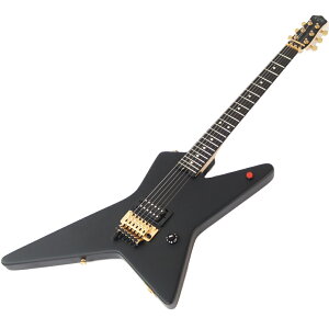 y󂠂z EVH Limited Edition Star Ebony Fingerboard Stealth Black with Gold Hardware GLM^[ AEgbg