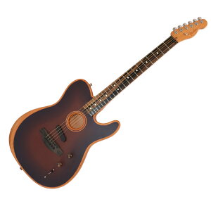 American Acoustasonic Telecaster All-Mahogany Ebony Fingerboard [Bourbon Burst]