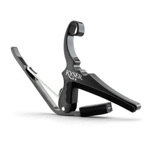 Kyser JCU[ KG6BCA Black Chrome Quick-Change Acoustic Guitar Capo J|^Xg ARMp