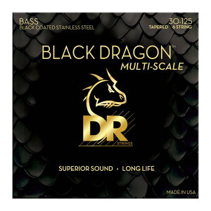 DR DBSMB6-30 BLACK DRAGON Multi-Scale Bass Strings 30-125 6GLx[X