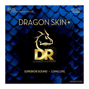 DR DBQ5-135 DRAGON SKIN{Quantum Nickel for Bass MEDIUM TO HEAVY 5STRING 45-135 5GLx[X