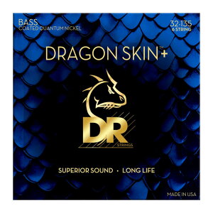 DR DBQ6-135 DRAGON SKIN{Quantum Nickel for Bass MEDIUM TO HEAVY 6STRING 32-135 6GLx[X