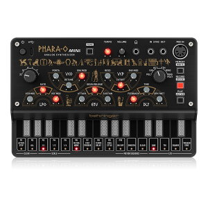 BEHRINGER PHARA-O MINI �V���Z�T�C�U�[ 3VCO/�N���V�b�NVCF/�����O���W�����[�^�[16�X�e�b�v�V�[�P���T�[/�f�B���C����
