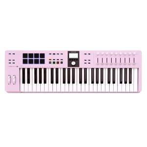 ARTURIA �A�[�g���A KeyLab Essential 49 mk3 Rose Quartz 49�� MIDI�L�[�{�[�h Analog Lab �ȂǖL�x�ȃo���h���\�t�g�� �L�[���{�G�b�Z���V����