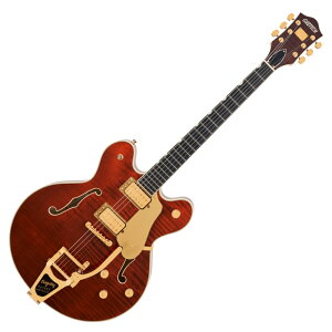 GRETSCH �O���b�` Broadkaster LX Figured Center Block with String-Thru Bigsby and Gold Hardware Bourbon Stain �G���L�M�^�[