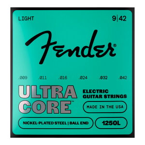 Fender �t�F���_�[ 1250L UltraCore 1250 Electric Guitar Strings 09-42 �G���L�M�^�[��
