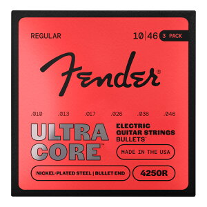 Fender �t�F���_�[ 4250R-3 Pack UltraCore 4250 Bullet Electric Guitar Strings 10-46 �G���L�M�^�[�� 3�Z�b�g�p�b�N
