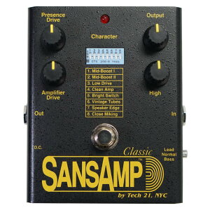 TECH21 �e�b�N21 SA1 SansAmp Classic �T���Y�A���v �N���V�b�N �v���A���v