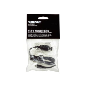 �y�󂠂�z SHURE �V���A AMV-USB MicroB-to-USB�P�[�u�� 1m �A�E�g���b�g