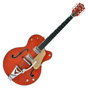 GRETSCH �O���b�` G6120TFM-BSNV Brian Setzer Signature Nashville Hollow Body with Bigsby and Flame Maple Orange Stain �G���L�M�^�[