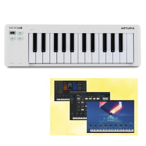 ARTURIA MicroLab mk3 + Analog Lab Pro Bundle USB MIDI�L�[�{�[�h�ƃ\�t�g�E�F�A�V���Z�A�i���O���{�v���̃o���h���Z�b�g