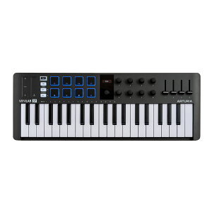 ARTURIA MiniLab 37 BK USB/MIDI�L�[�{�[�h �p�b�h �R���g���[���[ �yAnalog Lab Intro���o���h���\�t�g�t���z