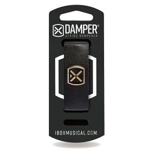 IBOX Musical �A�C�{�b�N�X�~���[�W�J�� STRING DAMPPER DSXL02 BLACK LEATHER EXTRA LARGE FRETWRAP �u���b�N �t���b�g���b�v