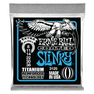 A[j[{[ ERNIE BALL 3125/Coated Extra Slinky R[eBOGLM^[