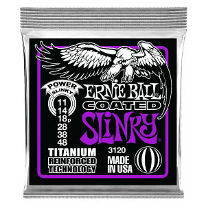 A[j[{[ ERNIE BALL 3120/Coated Power Slinky R[eBOGLM^[