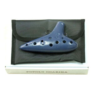POPOLO OCARINA S-SF スタンダード/ソプラノF/ダークブルー オカリナ