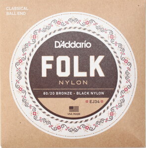 __I D'Addario FOLK NYLON EJ34 {[GhtNVbNM^[