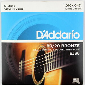 __I D'Addario EJ36 Bronze Light 12-string 12pAR[XeBbNM^[