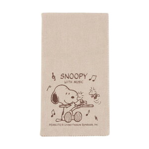 SNOOPY with Music Xk[s[ SCLOTH-FL ypNX