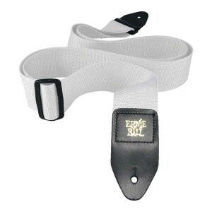 �M�^�[�X�g���b�v �A�[�j�[�{�[�� ERNIE BALL POLYPRO STRAPS 4036 White �X�g���b�v
