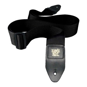 �M�^�[�X�g���b�v �A�[�j�[�{�[�� ERNIE BALL POLYPRO STRAPS 4037 Black �X�g���b�v �|���v���X�g���b�v