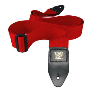�M�^�[�X�g���b�v �A�[�j�[�{�[�� ERNIE BALL POLYPRO STRAPS 4040 Red �� �X�g���b�v �|���v���X�g���b�v