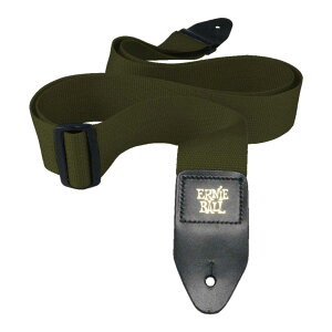 �M�^�[�X�g���b�v �A�[�j�[�{�[�� ERNIE BALL POLYPRO STRAPS 4048 Olive �X�g���b�v �|���v���X�g���b�v �I���[�u