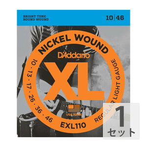 �_�_���I �y1�Z�b�g�z D'Addario 10-46 EXL110 Regular Light �G���L�M�^�[��