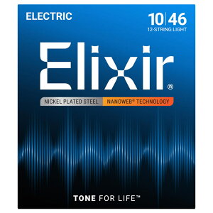 GNT[ ELIXIR 12450 NANOWEB 12-String Light 10-46 12GLM^[