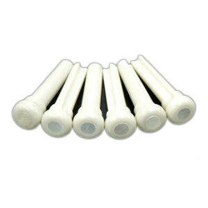 GRAPH TECH PP-1044-00 TUSQ BRIDGE PINS 4MM WHITE/MOP �u���b�W�s��