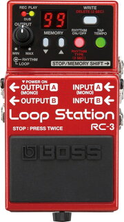 BOSSRC-3ループステーションエフェクター最大3時間録音/99フレーズのメモリー対応【BCF_SP】