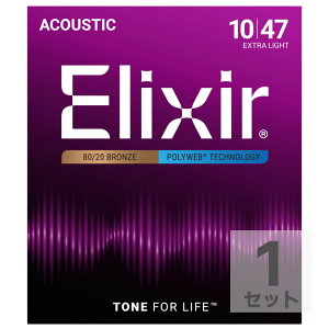 GNT[ ELIXIR 11000 ACOUSTIC POLYWEB Extra Light 10-47 AR[XeBbNM^[