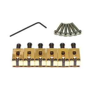 GRAPH TECH PG-8000-0G STRING SAVER CLASSICS FOR STRAT  TELE 2 1/16h SPACING GOLD ubWTh