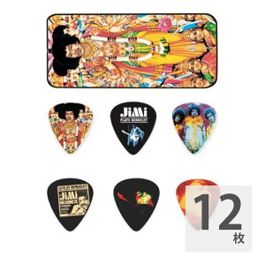 JIM DUNLOP JHPT02M Jimi Hendrix BOLD AS LOVE Medium ピック&ケース