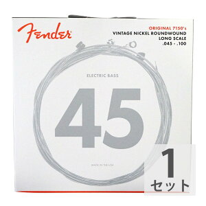tF_[ FENDER Bass Strings Pure Nickel 7150ML GLx[X