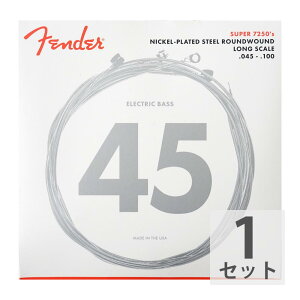 tF_[ Fender Bass Strings Nickel Plated Steel 7250ML 45-100 GLx[X