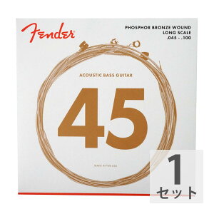 tF_[ Fender 8060 Acoustic Bass Strings Phosphor Bronze 45-100 AR[XeBbNx[X
