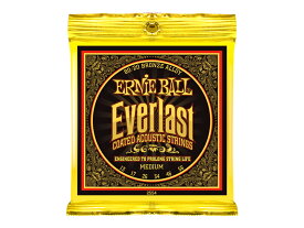 アーニーボール ERNIE BALL 2554 Everlast Coated 80/20 BRONZE ALLOY MEDIUM アコースティックギター弦