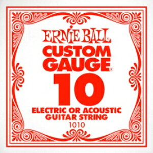 �A�[�j�[�{�[�� ERNIE BALL 1010 PLAIN STEEL �M�^�[�p�o����