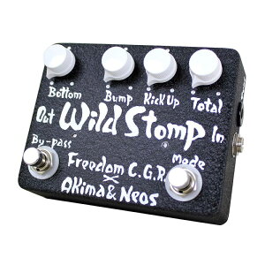 Freedom Custom Guitar Research × AKIMA �� NEOS Wild Stomp AN-EF-01 BLACK �x�[�X�p�G�t�F�N�^�[