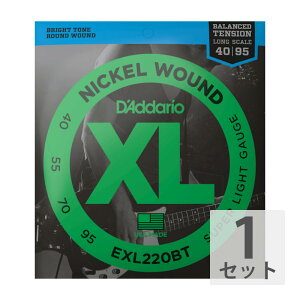 ダダリオ D'Addario EXL220BT Super Light 40-95 エレキベース弦