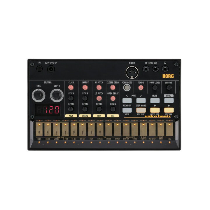 楽天市場】KORG volca beats アナログリズムマシン : chuya-online 